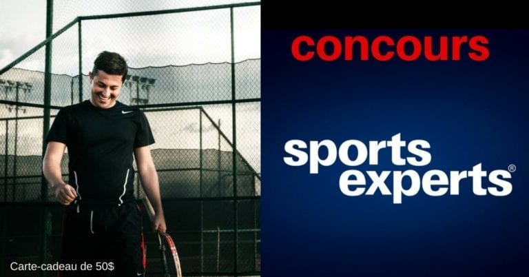 CONCOURS | CARTE CADEAU SPORTS EXPERTS DE 50$