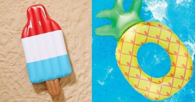 Dix (10) flotteurs de piscine originaux qu’on veut maintenant!