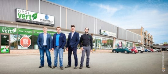 La Recharge.ca et Ordivert s’unissent. Nouvelle boutique de techno verte!
