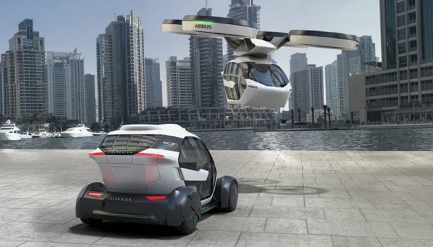 WOW! Airbus dévoile Pop Up, son projet de voiture volante
