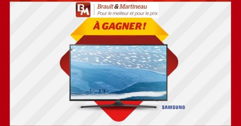 Gagnez un téléviseur samsung 4k de 60 » d’une valeur de 1799$