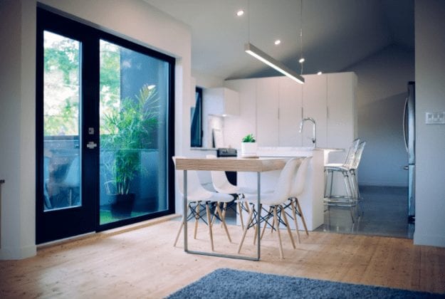 Une maison de ville durable et unique à Victoriaville