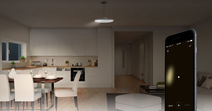 Fluxo, l’éclairage domotique personnalisé