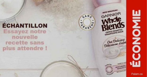 Obtenez votre échantillon soin pour cheveux Garnier Whole Blends