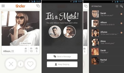 Tinder, un site de rencontre, peut-être pas comme les autres!