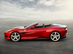 Ferrari Portofino décapotable rouge