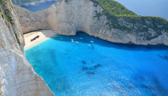 Travel to Navagio Beach in Greece