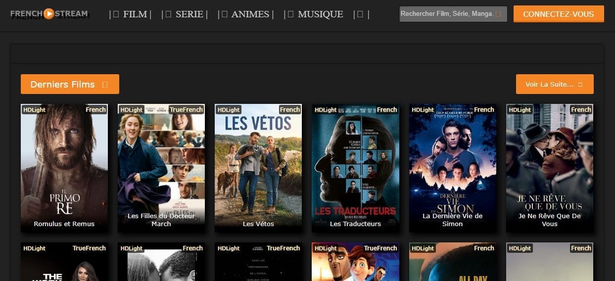 French cheap streaming sites