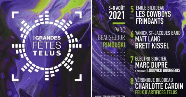 Les Grandes Fêtes TELUS dévoile la programmation de son édition 2021!